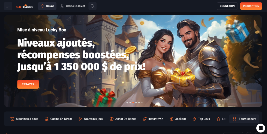 interface slotlords casino