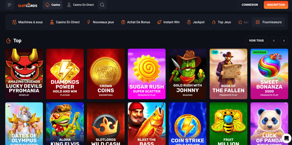 jeux de casino slotlords