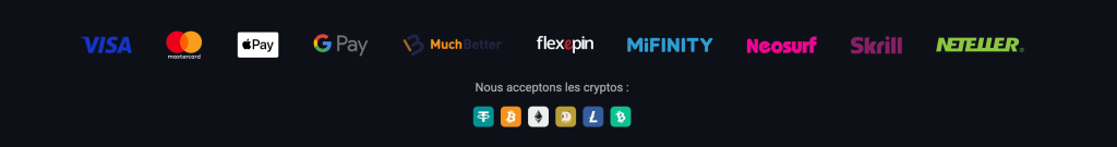 méthodes de paiement
